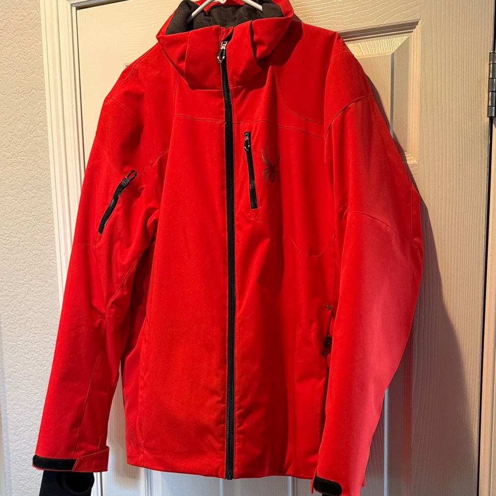 Spyder Men's Vibrant Red Ski Jacket